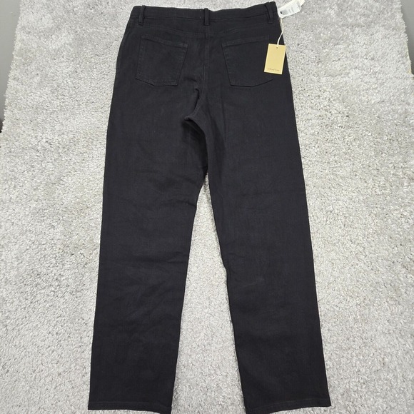 Aritzia Wilfred Free Melina Jeans Womens 14 Black High‎ Rise Straight NWT - Picture 8 of 14
